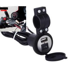USB motorcycle phone charger