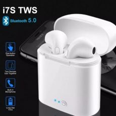 I7s TWS Earphones Dual Wireless Bluetooth Earbuds- White-Earbud