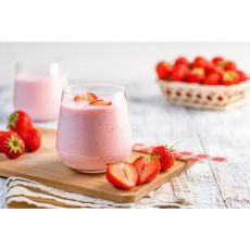 Strawberry Milkshake 1 Glass ( 250 Ml)